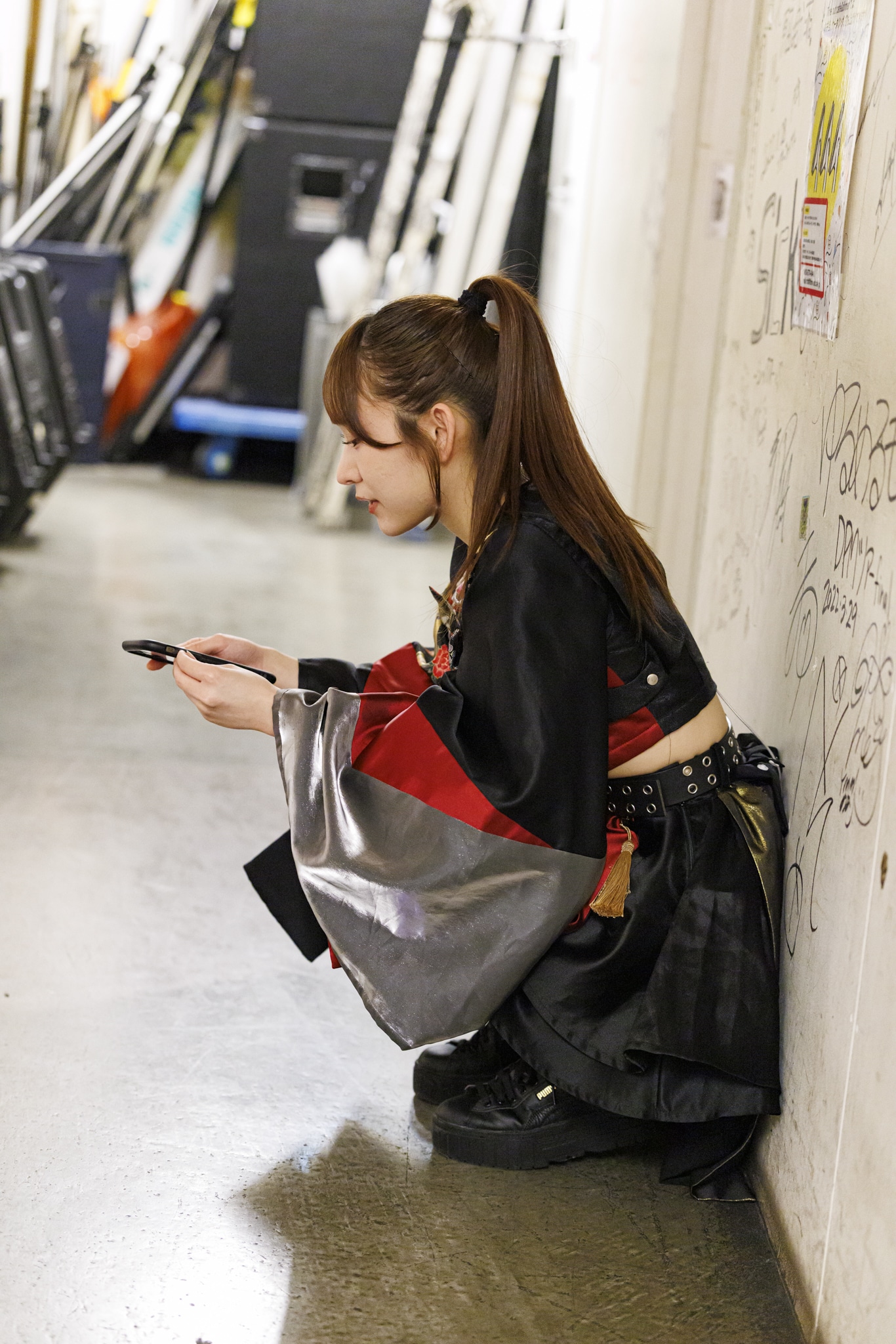 開演前のライカ。（撮影：小林弘輔）