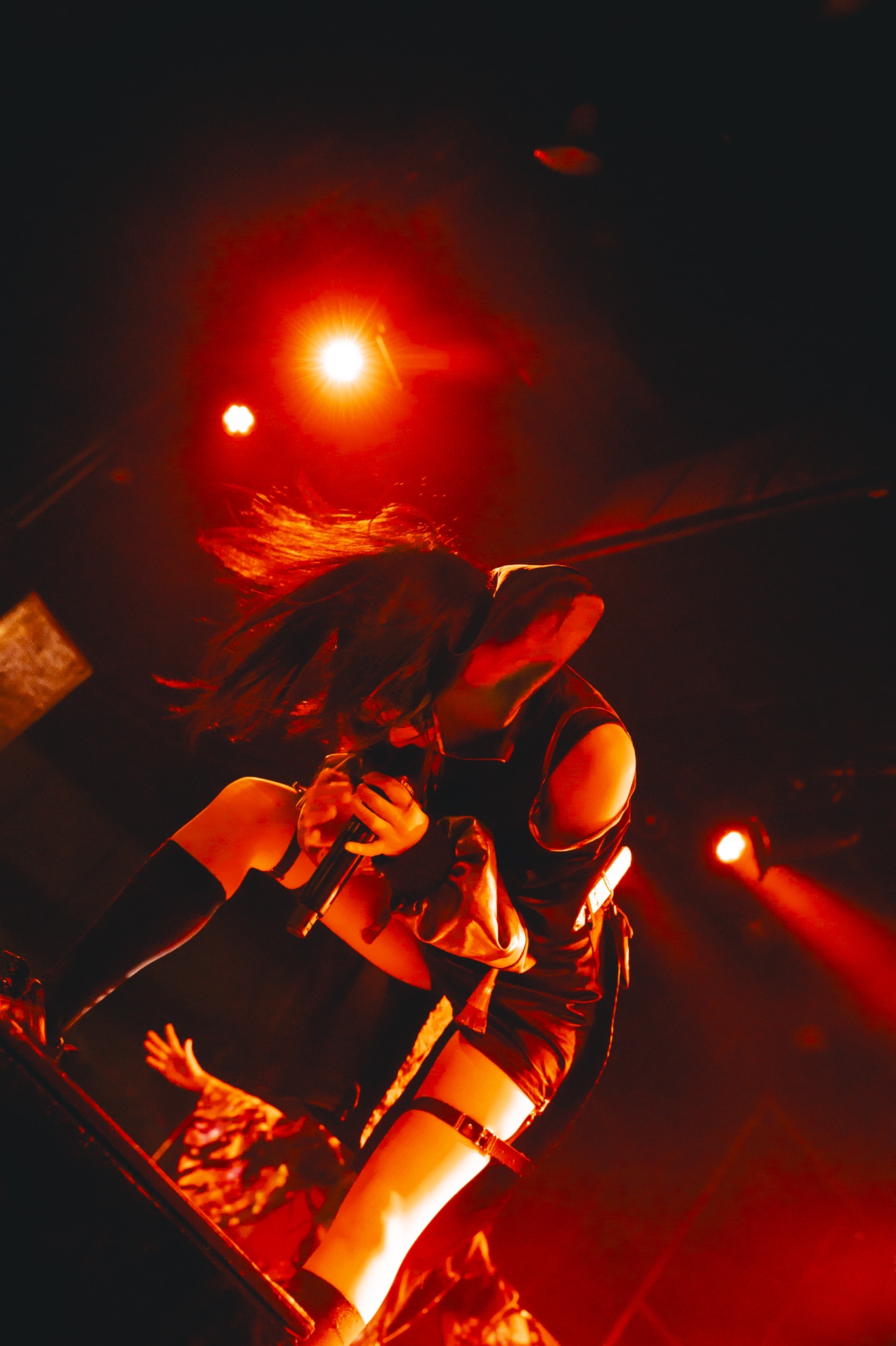 咆哮するがるむ（撮影：小林弘輔）。