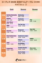 「コーチェラ2026」1週目の配信タイムテーブル日本時間版公開！藤井風、Creepy Nuts、BIGBANGら登場