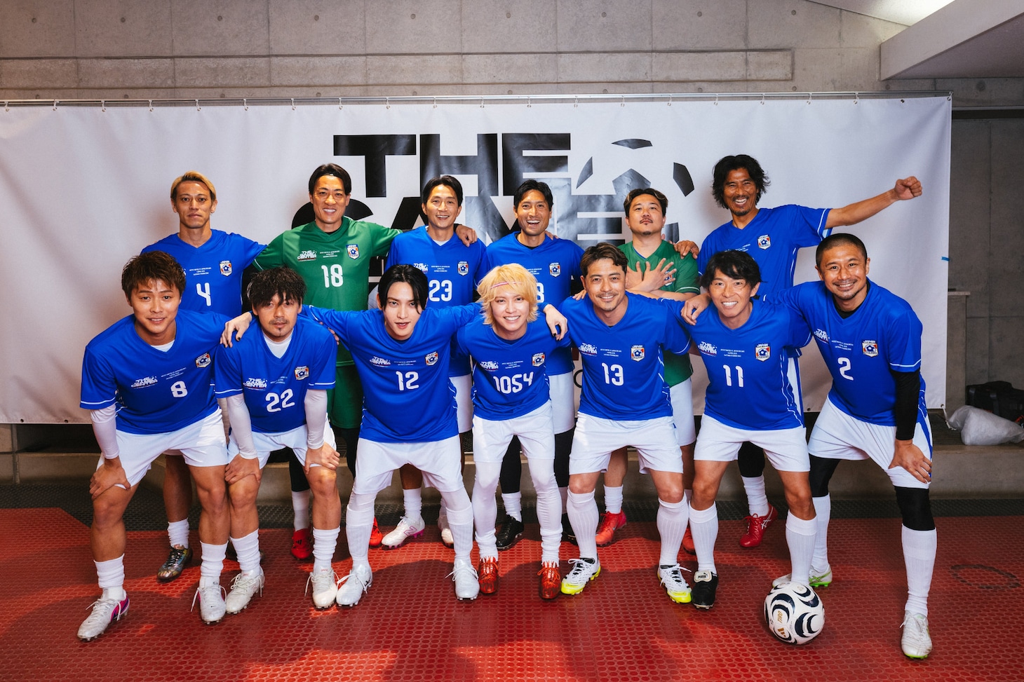サッカー日本代表レジェンズが集った「JAPAN DREAMS」のメンバー。