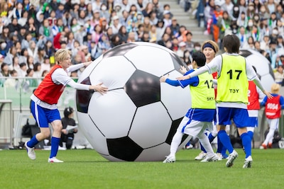 「HATTRICK GAME」の攻防の様子。