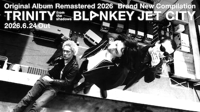 BLANKEY JET CITY「TRINITY from the shadows」告知ビジュアル