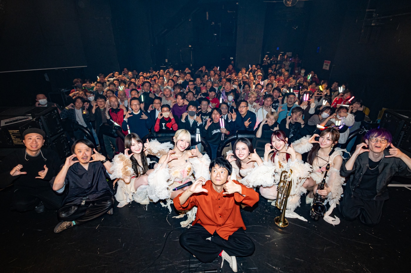「CiON's Love Call 2026 supported byライブナタリー」集合写真。（Photo by MAYUMI）