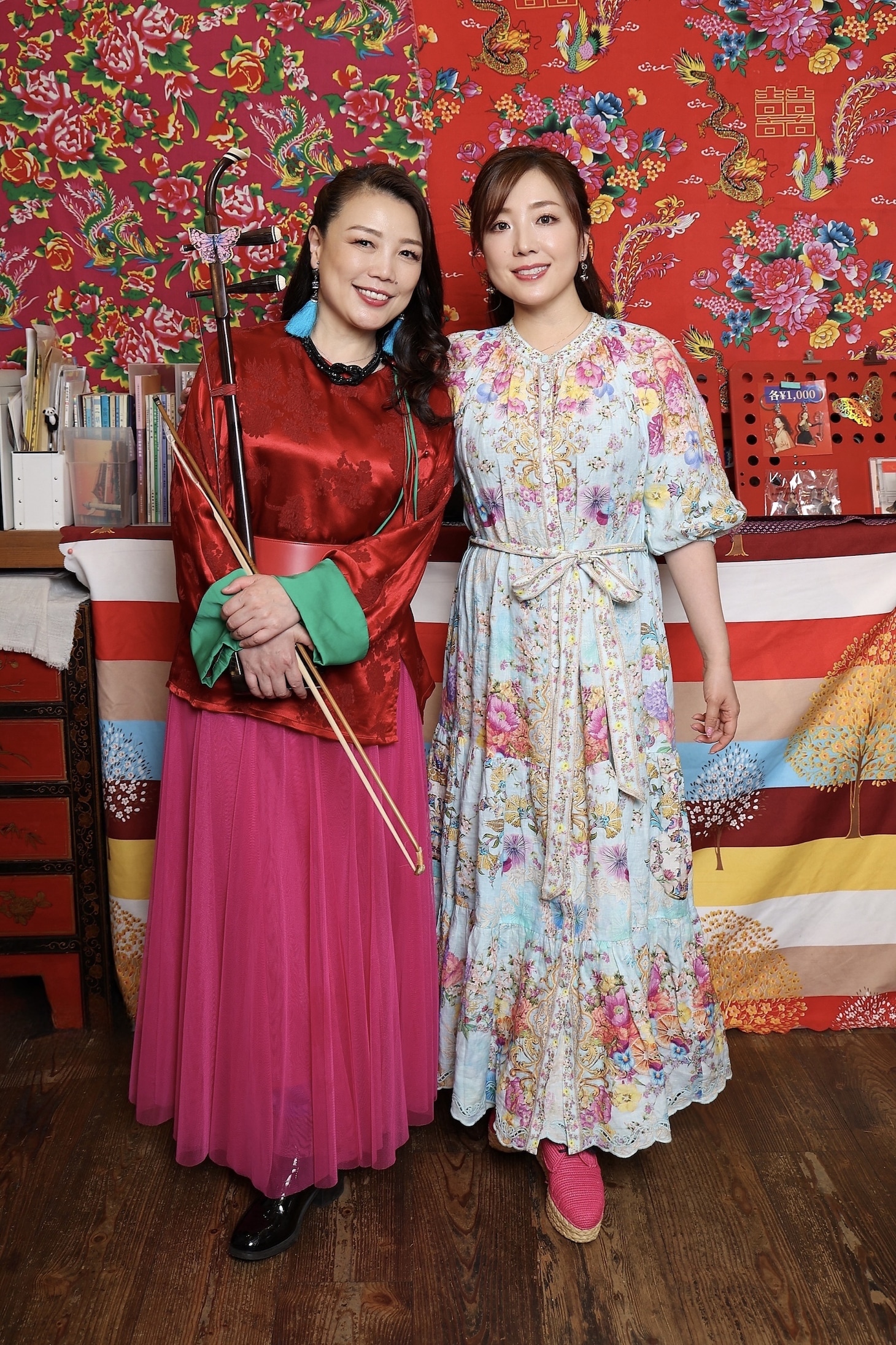 ウェイウェイ・ウーと平原綾香。