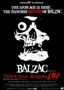 BALZAC「THE ATOM AGE IS HERE... THE FIENDISH RETURN OF BALZAC」フライヤー