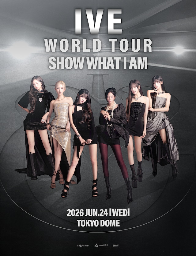 「IVE WORLD TOUR 'SHOW WHAT I AM' IN JAPAN」告知ビジュアル