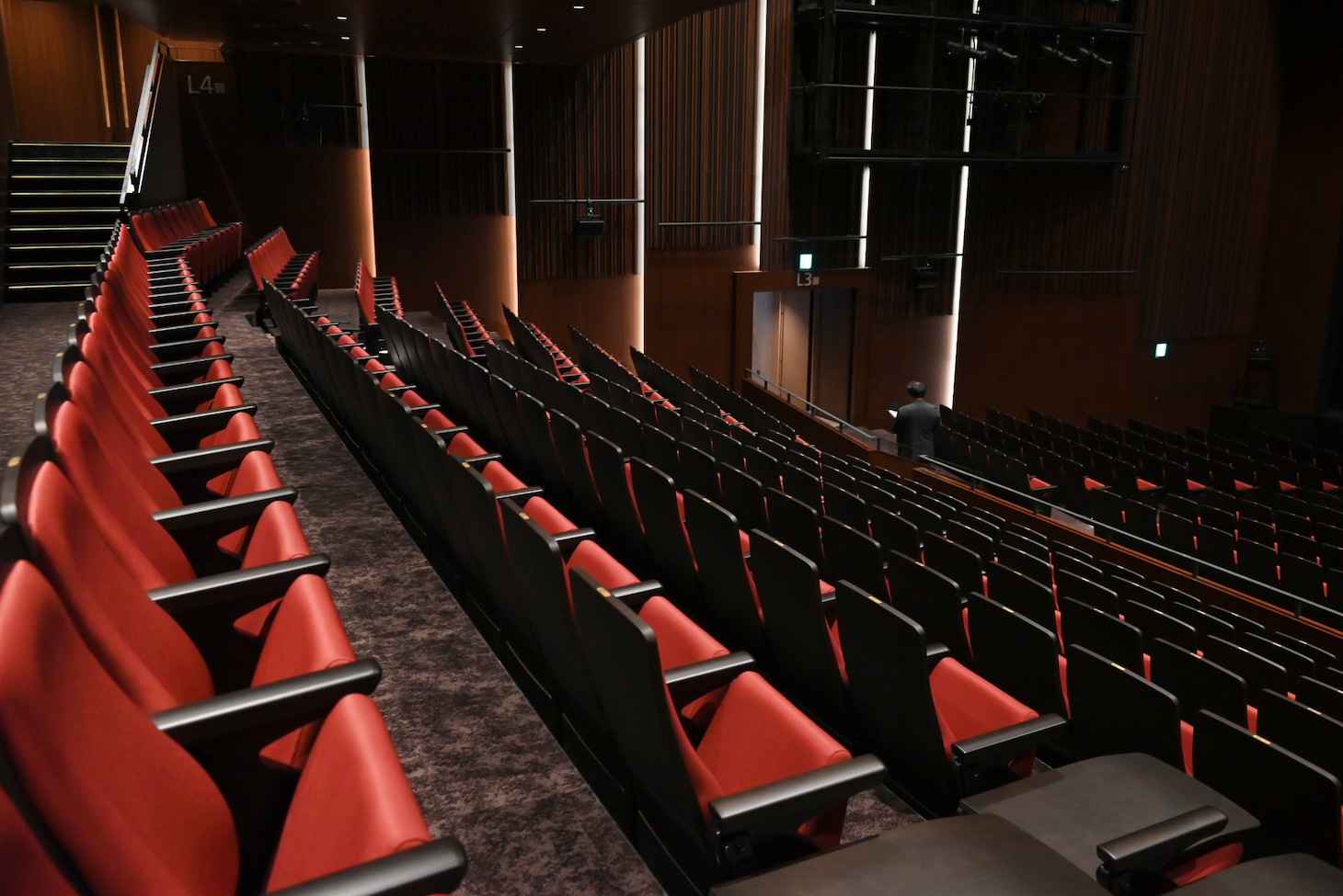 東京建物 ぴあ シアターの座席。