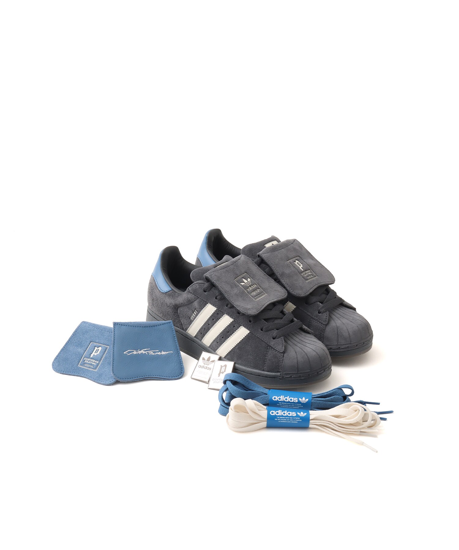常田大希×adidas×atmos「SUPERSTAR」第2弾登場、常田の美意識を細部