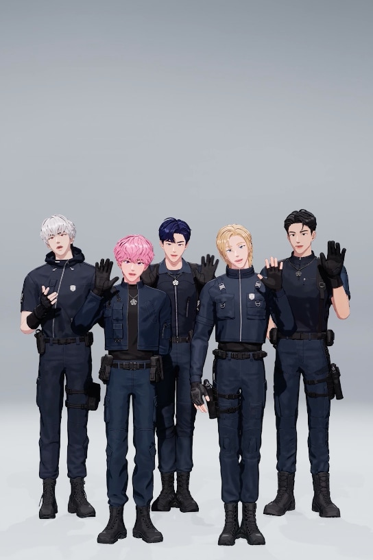 PLAVE。音楽ナタリーへのコメント動画より。 ©︎VLAST