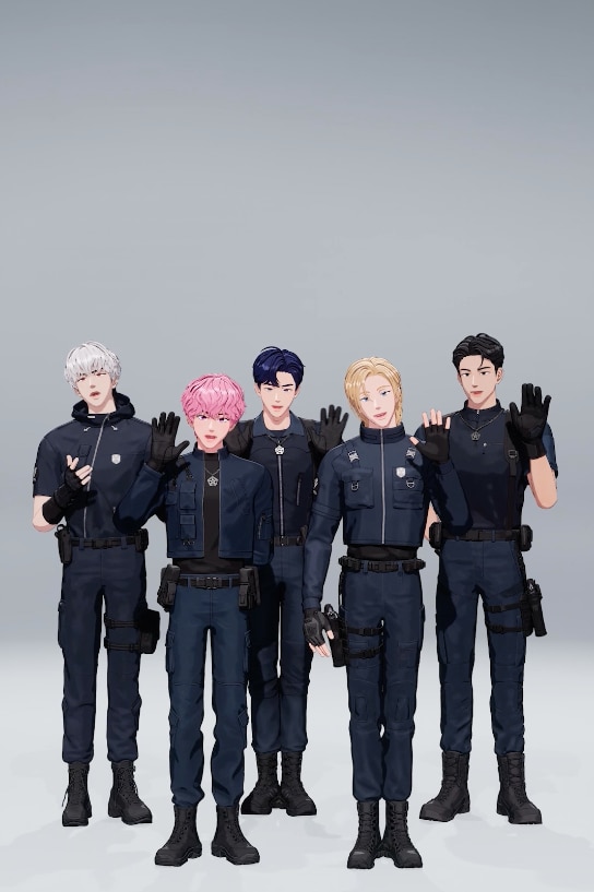 PLAVE。音楽ナタリーへのコメント動画より。 ©︎VLAST