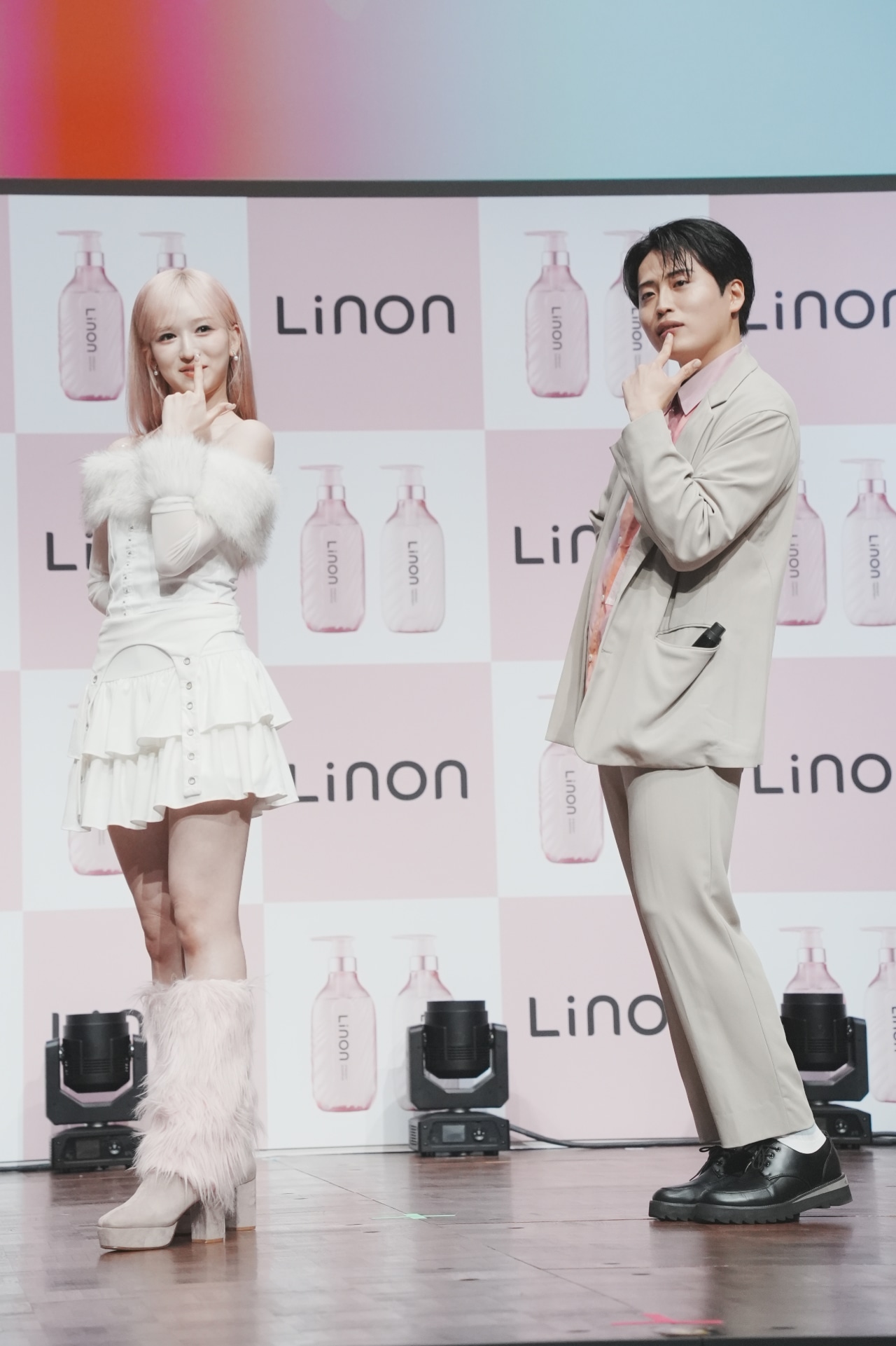 SUZU（ME:I）と池田直人（レインボー）。