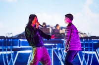 SonsiとWatson。（Photo by Yukitaka Amemiya）