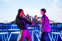 SonsiとWatson。（Photo by Yukitaka Amemiya）