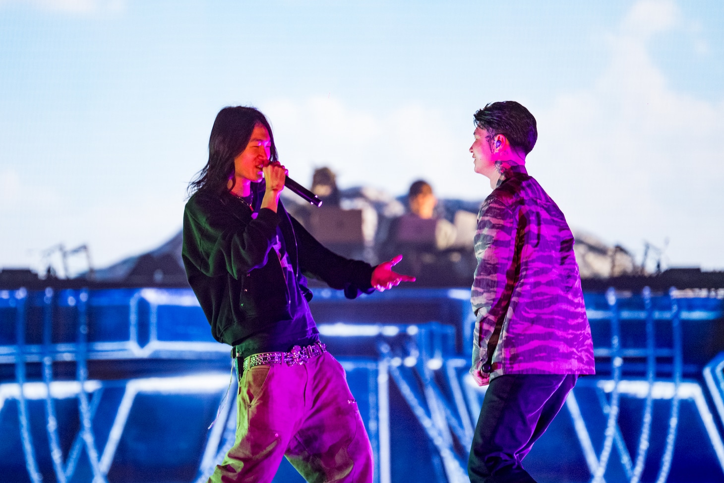 SonsiとWatson。（Photo by Yukitaka Amemiya）