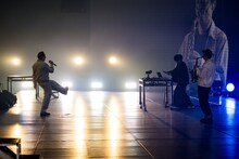 STUTSと武嶋聡を迎えてパフォーマンスするguca owl。（Photo by Yukitaka Amemiya）