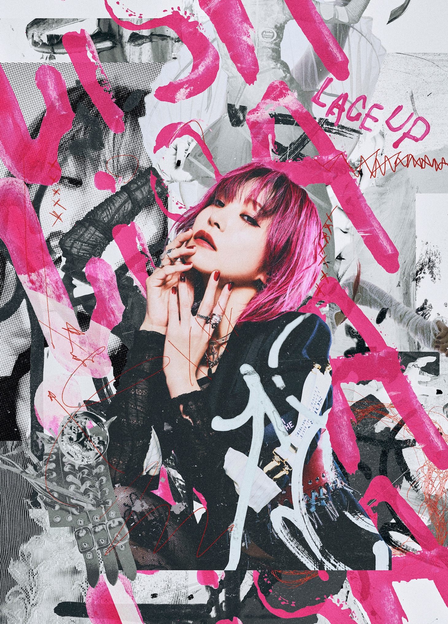 LiSA「LACE UP」初回生産限定盤Bジャケット