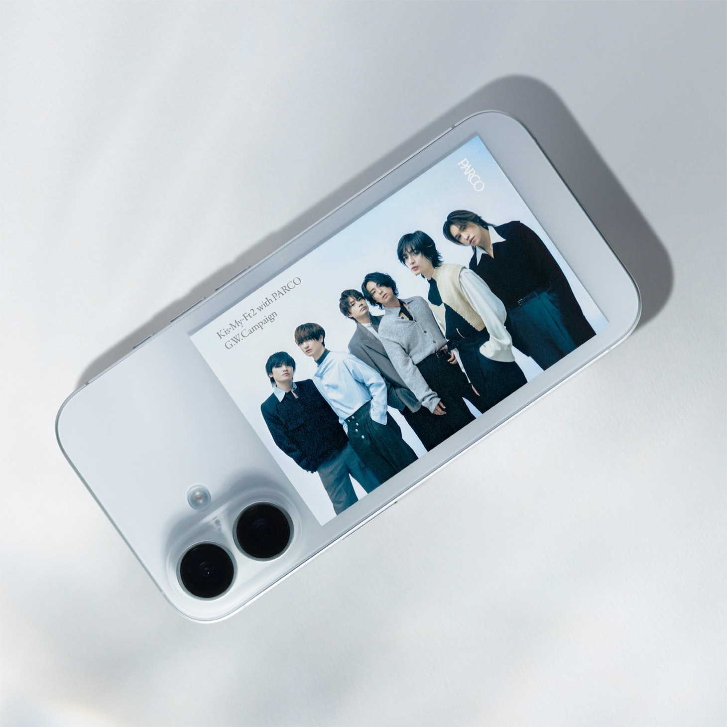 「Kis-My-Ft2 with PARCO G.W.Campaign」ノベルティステッカー