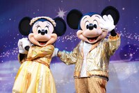 ミニーマウスとミッキーマウス。