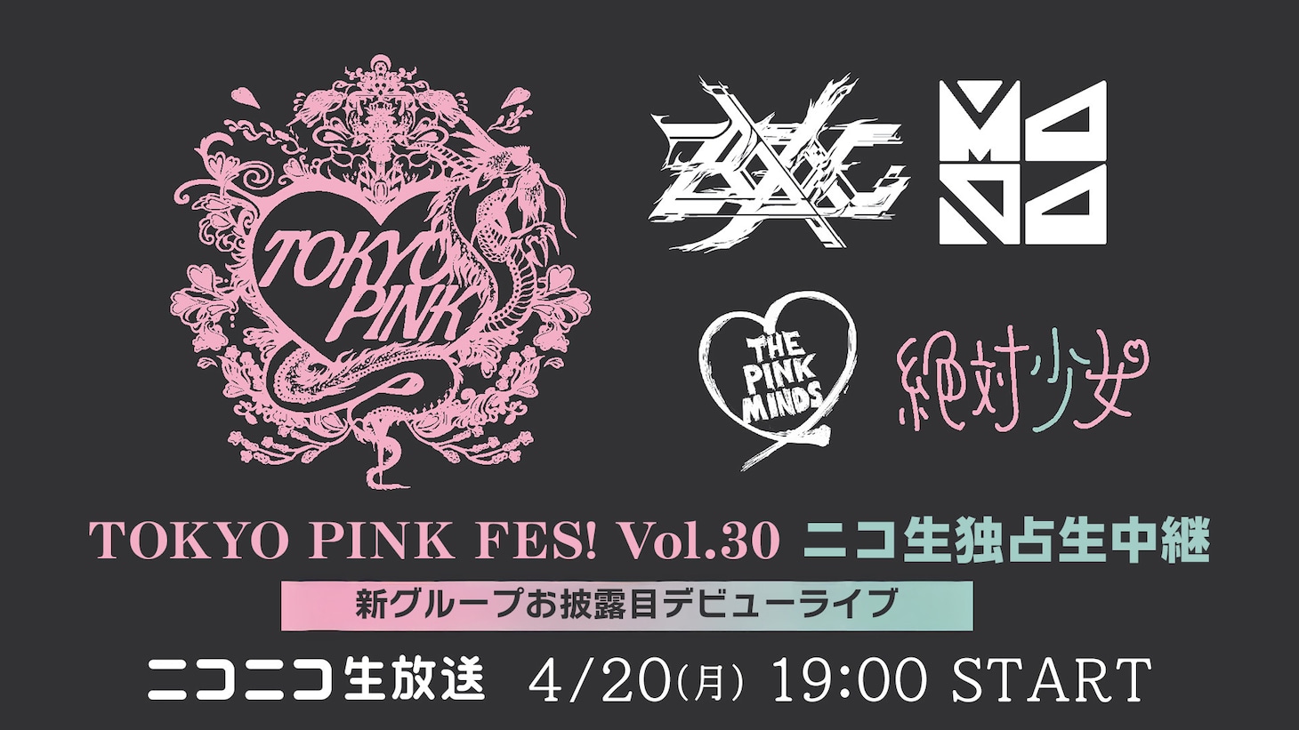 「TOKYO PINK FES! Vol.30」告知ビジュアル