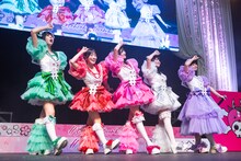 最終公演の#ババババンビ。左から神南りな、岸みゆ、宇咲、小鳥遊るい、近藤沙瑛子。