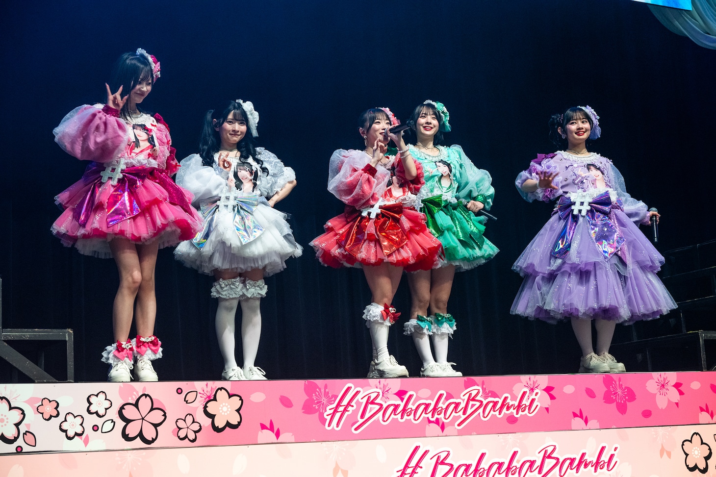 ダブルアンコールに応えて登場した#ババババンビ。