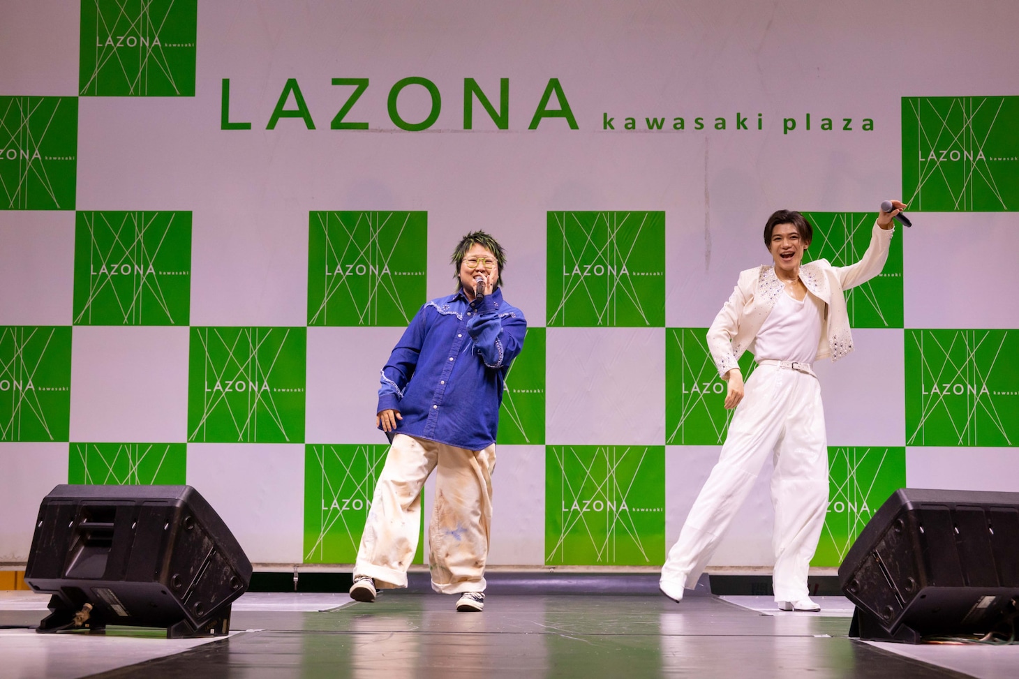 こっちのけんとと新浜レオン。