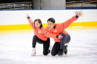 「りくりゅうペア」こと三浦璃来と木原龍一。4月17日放送の「それSnow Manにやらせて下さいSP」より。