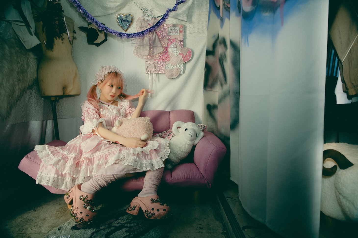 大森の知人が店主を務めるセレクトショップ「sheep」の店内にて。