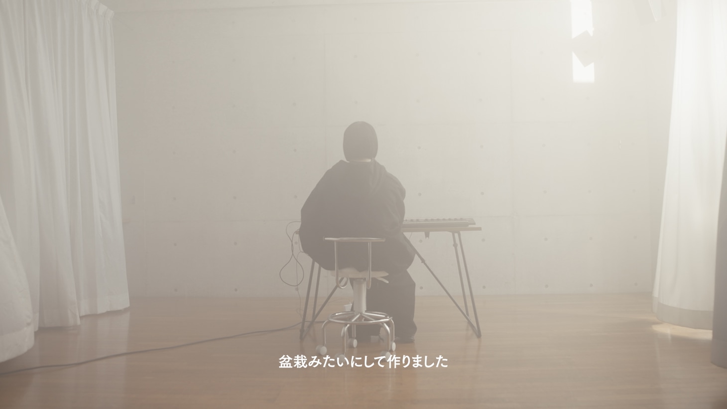 「JT Rhythm Loop」長谷川白紙参加回のワンシーン。