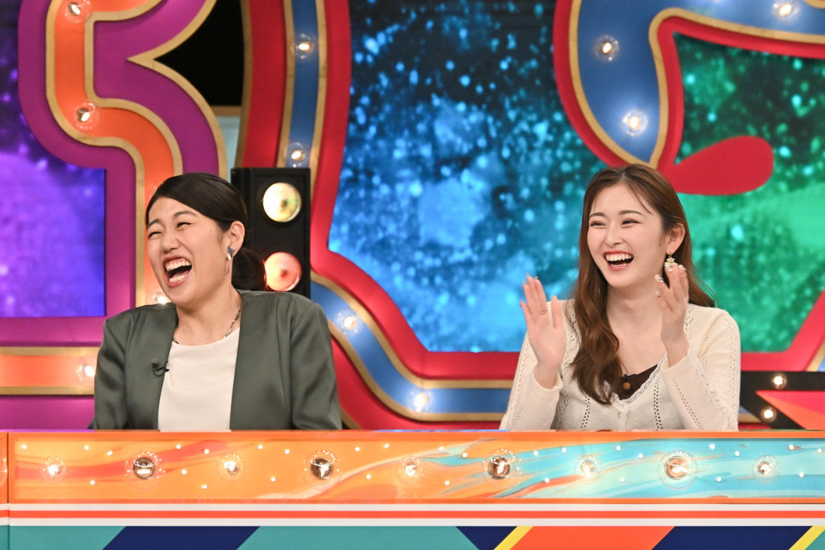 「プロフェッショナルランキング」4月20日の放送より、横澤夏子とゆうちゃみ。©︎TBS