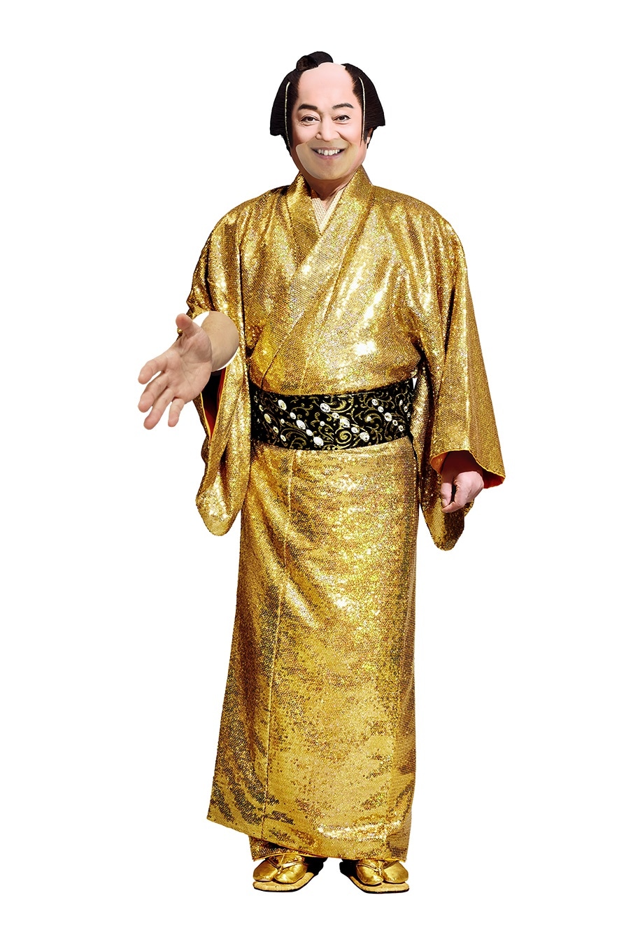 「日本初、話すマツケンと握手ができるパネル」のイメージ。