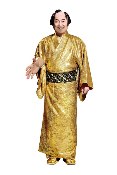 「日本初、話すマツケンと握手ができるパネル」のイメージ。