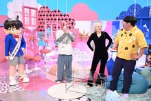 左から江戸川コナン、佐久間大介、ちゃんみな、日村勇紀。©日本テレビ