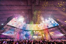 「BTS WORLD TOUR 'ARIRANG' IN JAPAN」東京ドーム公演の様子。(P)&(C)BIGHIT MUSIC