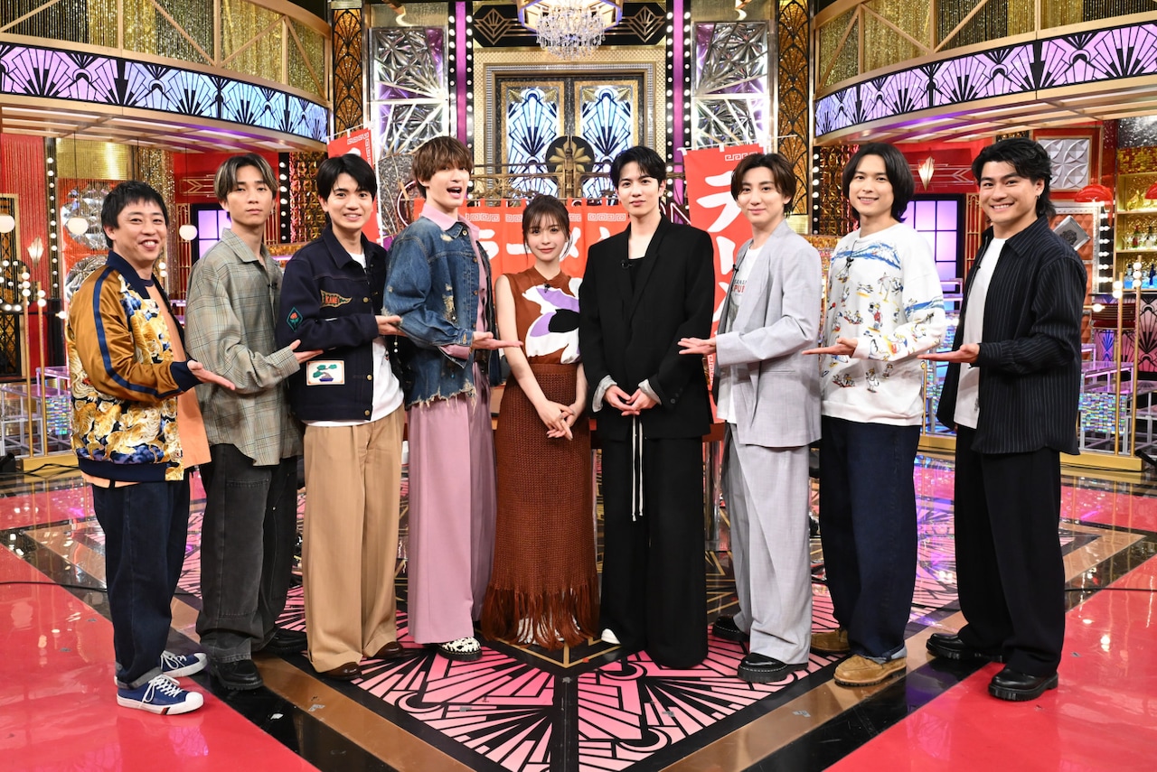 「Golden SixTONES」 4月19日放送回の出演者。©︎日本テレビ