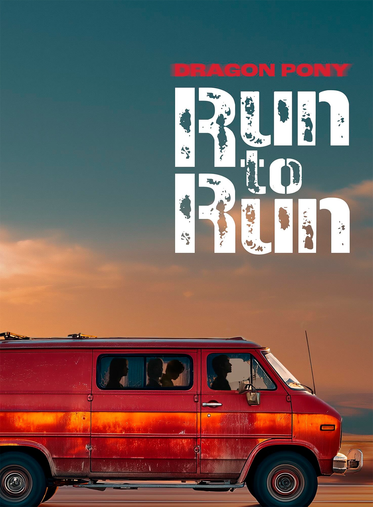 Dragon Pony「Run to Run」初回限定盤ジャケット