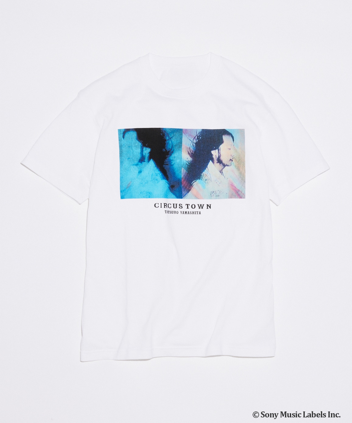 山下達郎とJOURNAL STANDARDのコラボTシャツ「WINDY LADY TEE」の表面（ホワイト）。