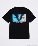 山下達郎とJOURNAL STANDARDのコラボTシャツ「WINDY LADY TEE」の表面（ブラック）。