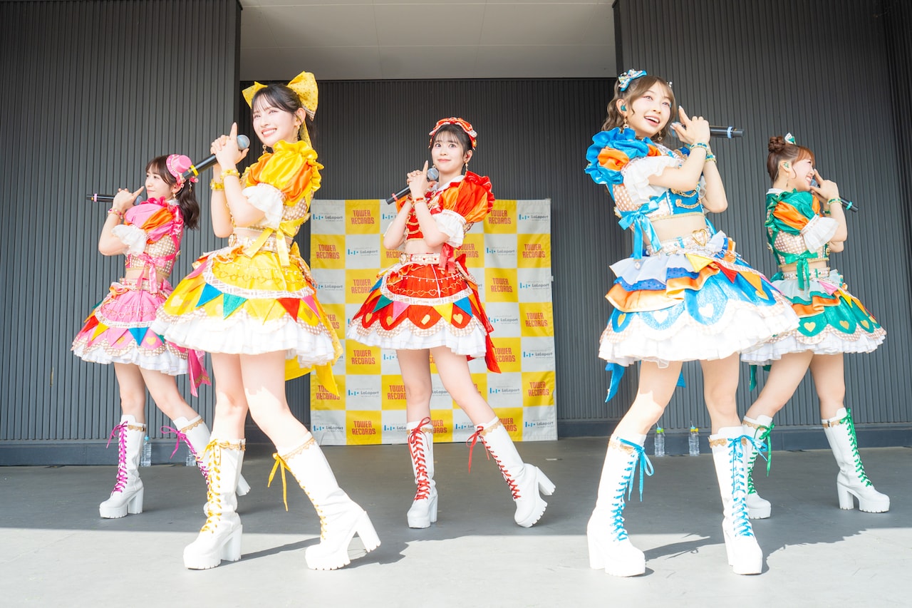 超ときめき♡宣伝部「どりーむじゃんぼ！」リリース記念イベントの様子。