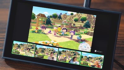 Nintendo Switch 2ソフト「ぽこ あ ポケモン」の新テレビCM「みんなでつくる、松村さんの街。」編より。