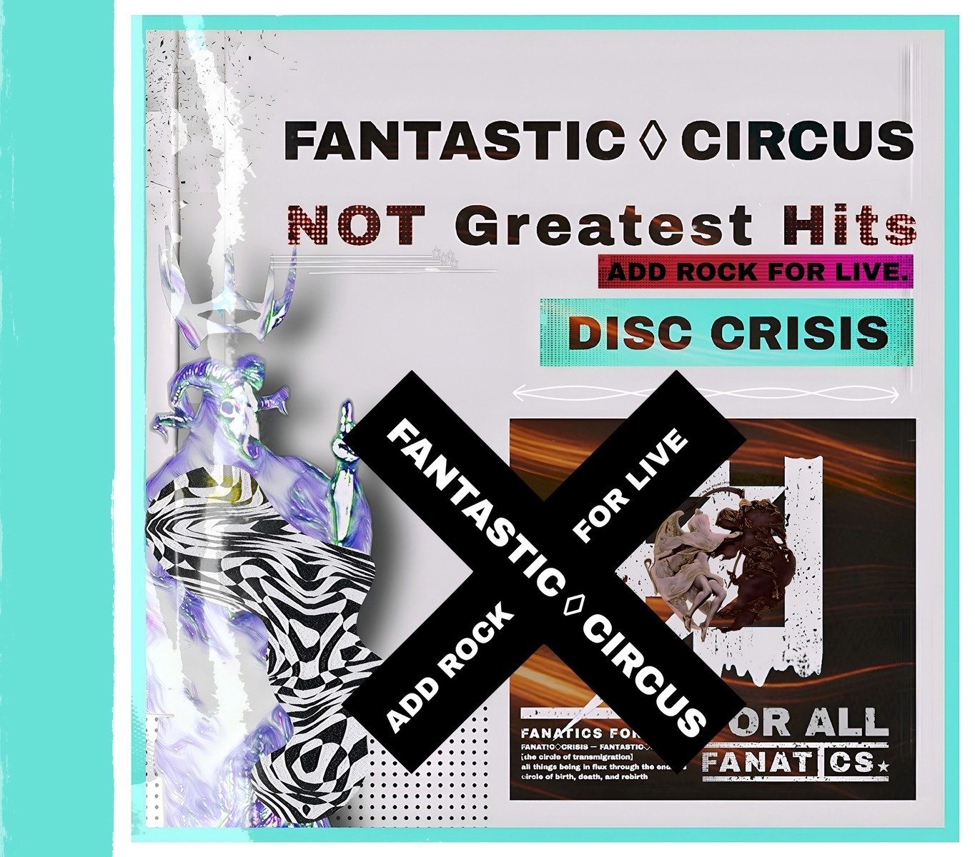 FANTASTIC◇CIRCUS「Not Greatest Hits ADD TO ROCK FOR LIVE【DISC_CRISIS】」ジャケット