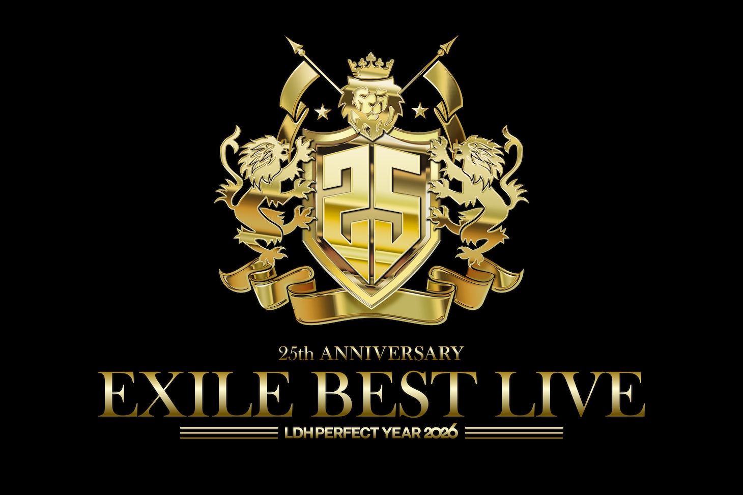 「"EXILE 25th ANNIVERSARY BEST LIVE" ～LDH PERFECT YEAR 2026～」ロゴ