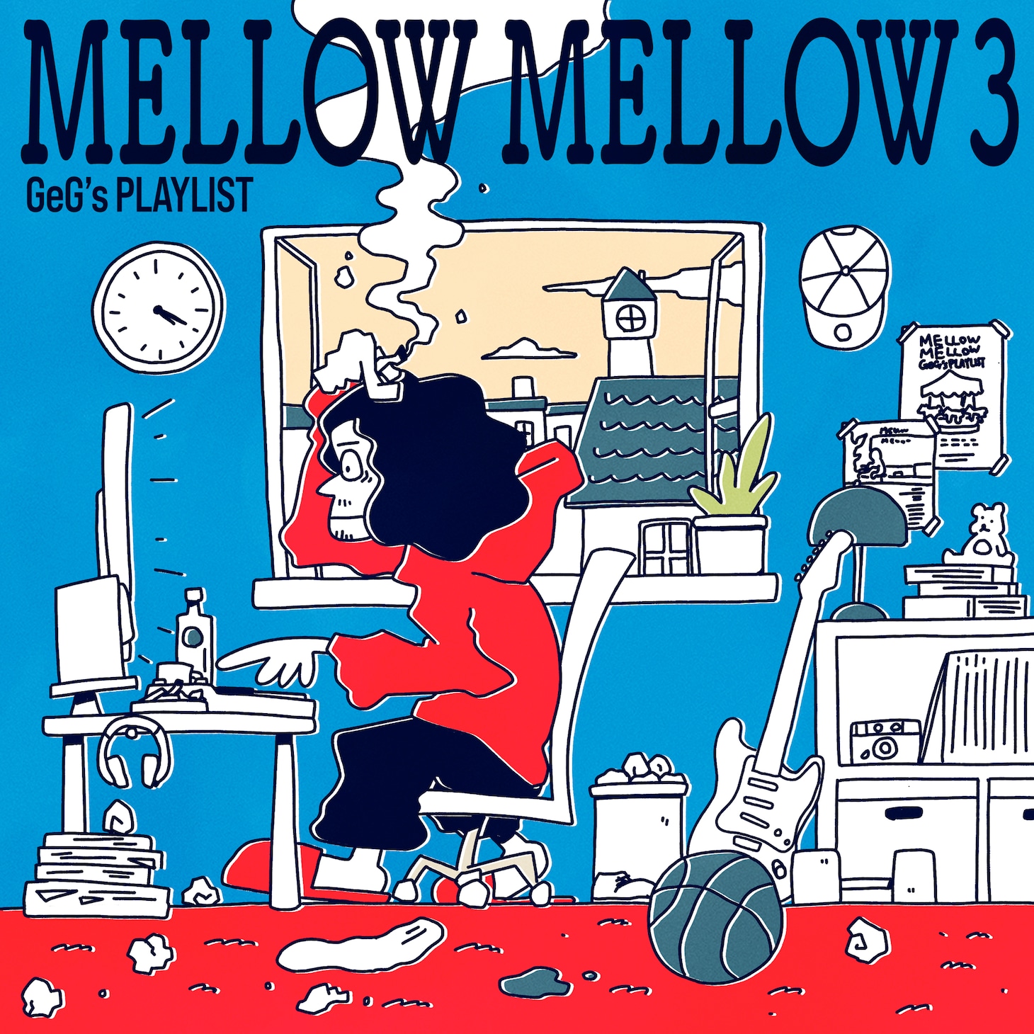 GeG「Mellow Mellow ～GeG's Playlist vol.3 ～」配信ジャケット