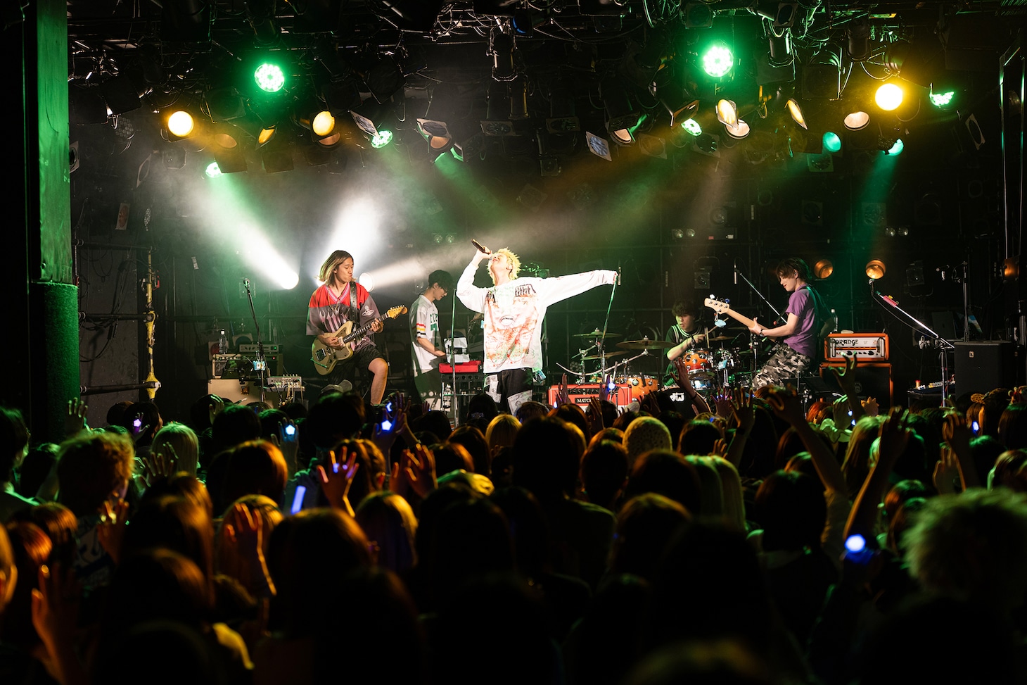 「MON7A LIVE HOUSE TOUR 2026 "B→DASH!!”」の様子。