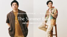 バナナ・リパブリックのアンバサダーを務めている岸優太（Number_i）が登場する「SUMMER 2026コレクション」告知ビジュアル