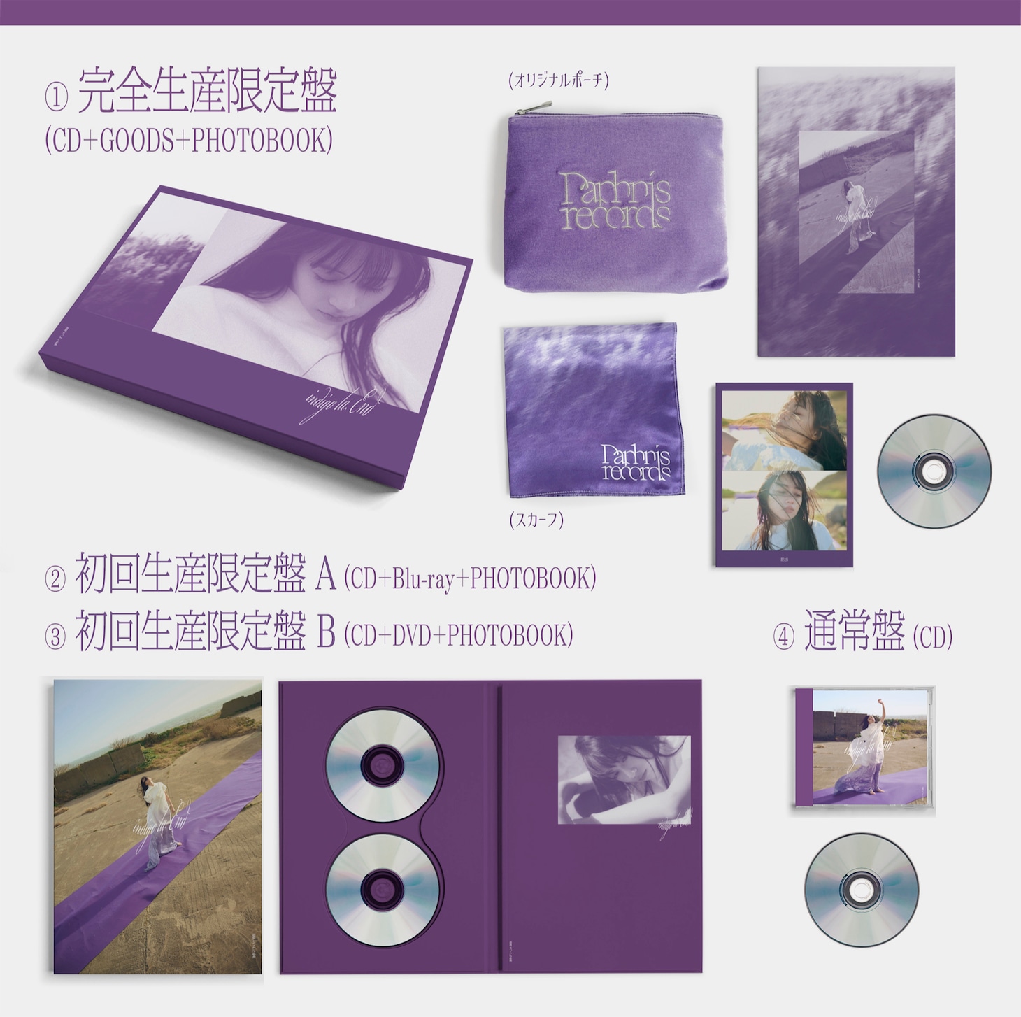 indigo la End「満ちた紫」展開図
