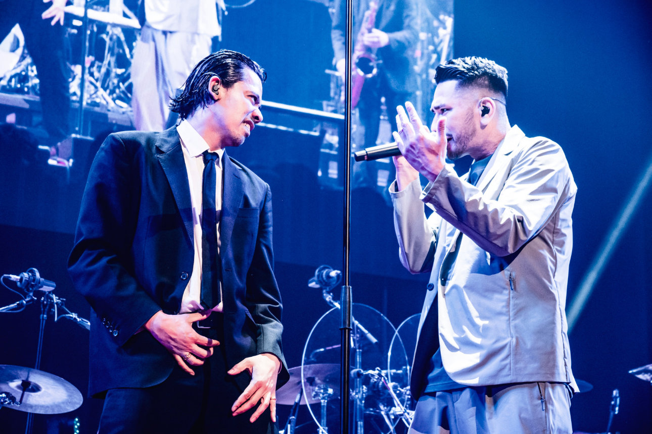 LEO（ALI）とAKLO。（撮影：Yukihide [JON...] Takimoto）