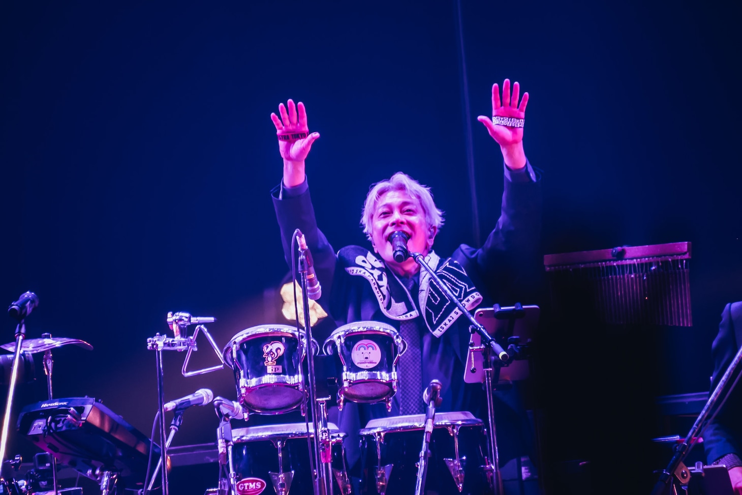 大森はじめ（Per）（撮影：夏目圭一郎）