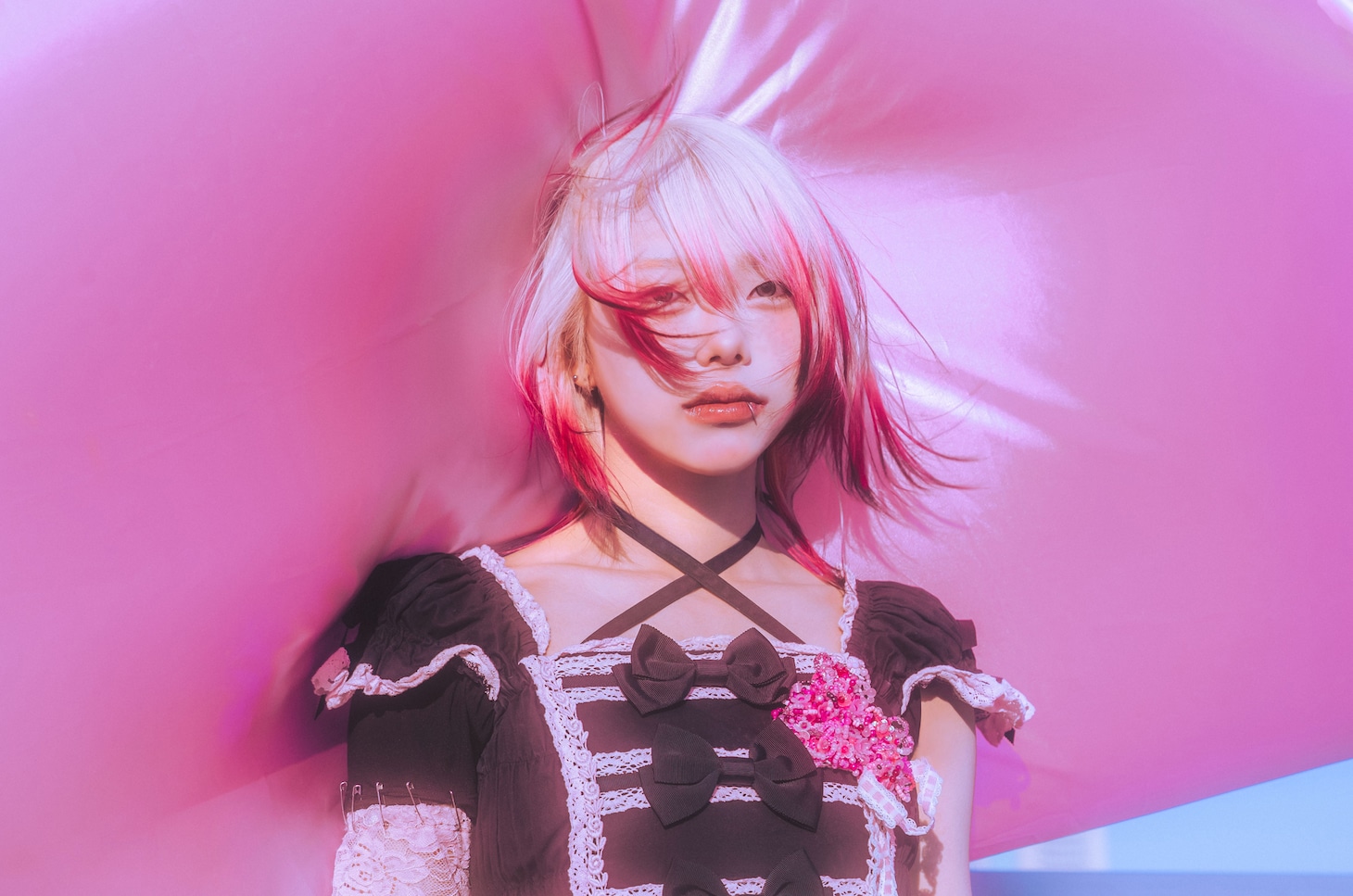 THE PINK MINDSの北川すず奈（きたがわすずな）。（撮影：汐留シユ）