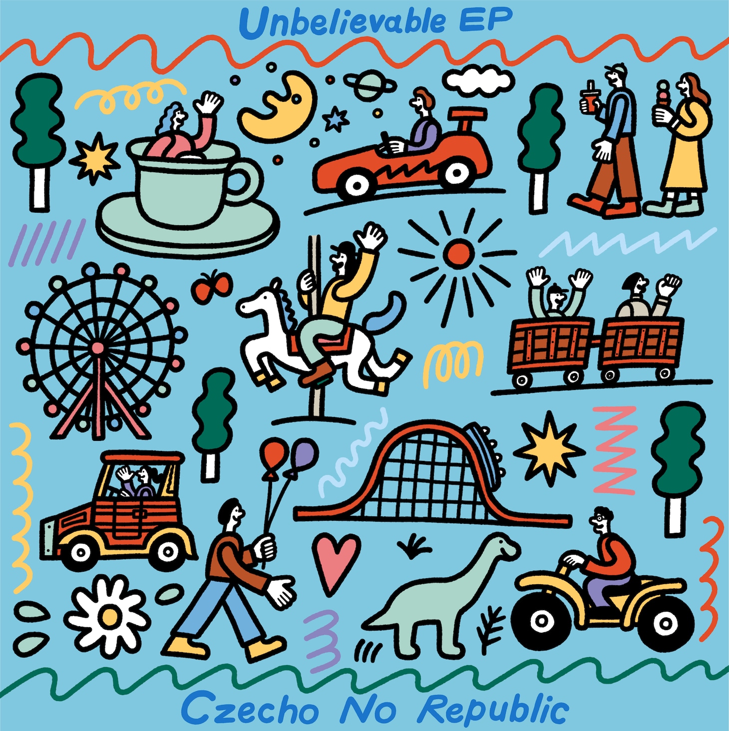 Czecho No Republic「Unbelievable EP」配信ジャケット